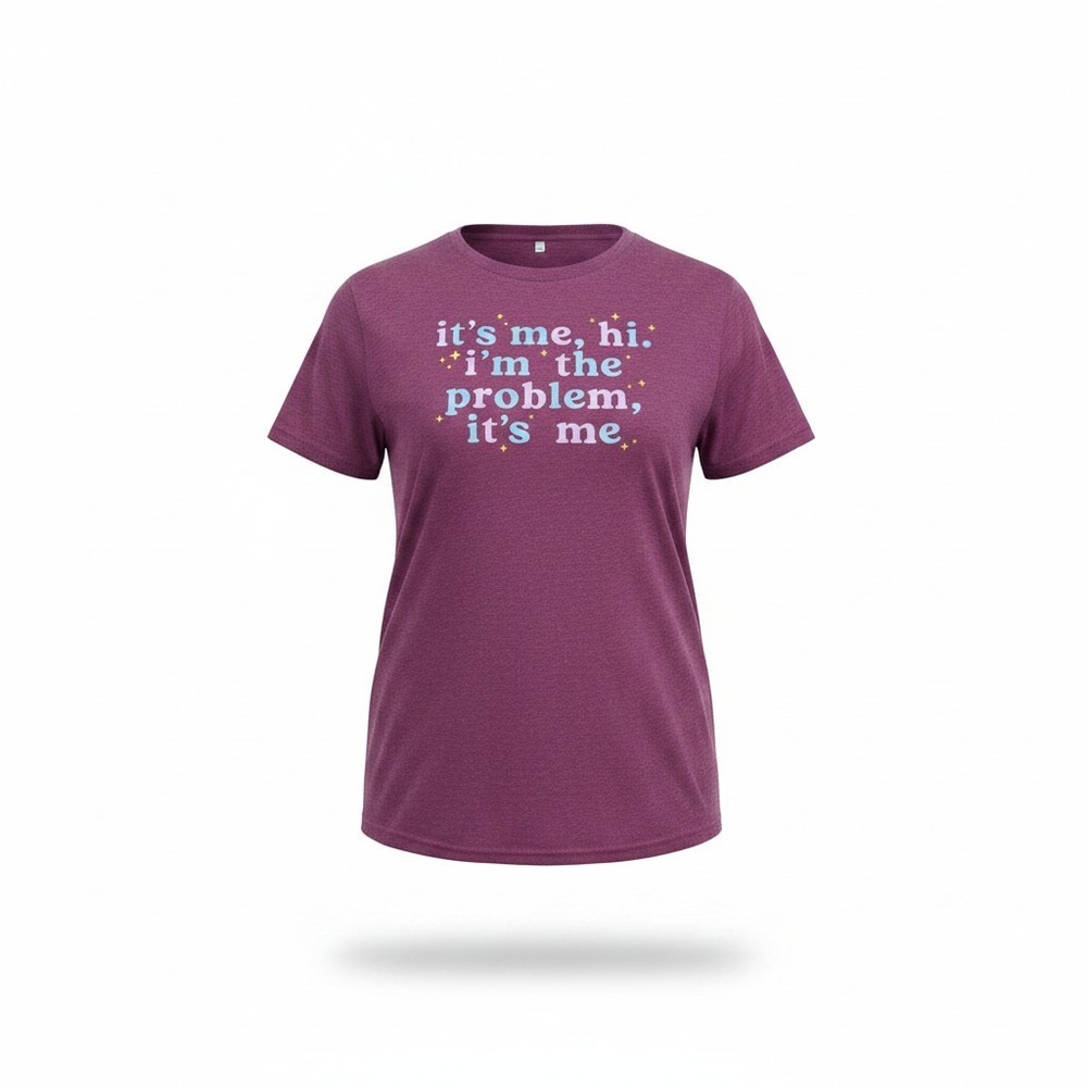 Taylor Swift Anti-Hero Lyrics Graphic T-Shirt Magenta Purple Women 2XL Tee